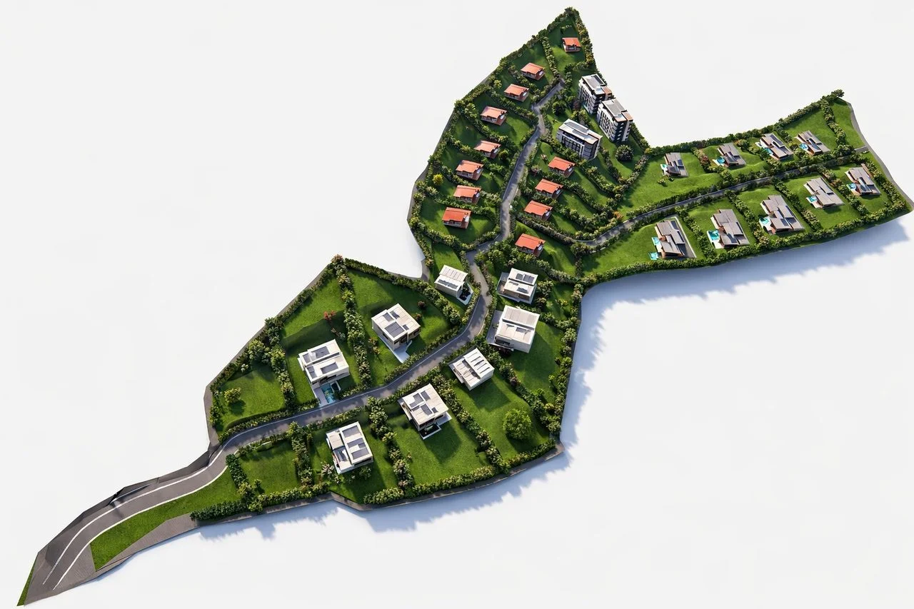 Oriah - Plano lotes para torres de apartamentos